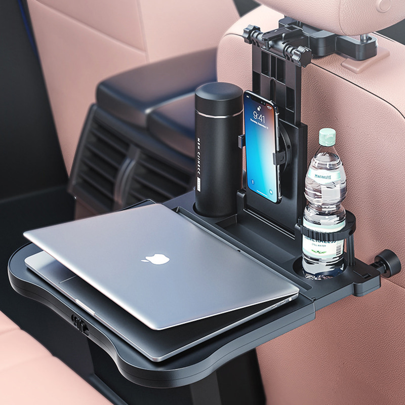 OMT 차량용 접이식 헤드레스트 뒷좌석 테이블 OCA-A08 태블릿 핸드폰 거치가능