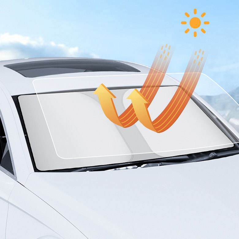 자외선차단 앞유리 차량용 햇빛가리개 벨크로고정 가림막 자동차햇빛가리개 OCA-SSHD1